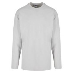 Męski Sweter Z Długim Rękawem Z Otwartym Brzegiem. Szare swetry przez głowę męskie Urban Classics, m, bez wzorów, bez kołnierzyka. Za 105.99 zł.