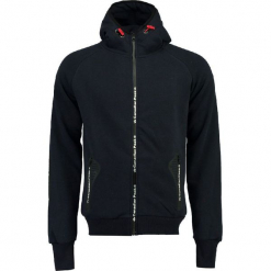 Bluza "Gex" w kolorze granatowym. Niebieskie bluzy męskie Canadian Peak, z nadrukiem, prążkowane. W wyprzedaży za 136.95 zł.