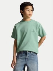 Polo Ralph Lauren T-Shirt 323A12286002 Zielony Oversize. Zielone t-shirty dla chłopców Polo Ralph Lauren, bez wzorów, z bawełny, bez ramiączek. Za 289.99 zł.