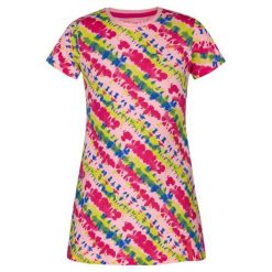 Sukienka dziecięca Loap Bestona Różowa. Brązowe sukienki dla dziewczynek ZSPORT, na lato, bez wzorów, z bawełny, sportowe, bez ramiączek. Za 133.99 zł.