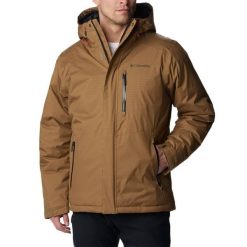 Kurtka puchowa męska Columbia Oak Harbor II Insulated. Brązowe kurtki sportowe męskie Columbia, m, bez wzorów, z puchu, trekkingowe. Za 639.99 zł.