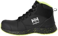 Shoes HELLY HANSEN Barcode MXR Mid S3S, black/yellow 45. Czarne trekkingi męskie Helly Hansen. Za 488.79 zł.