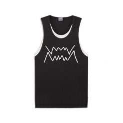 Tank top Puma Jaws Core. Czarne t-shirty męskie Puma, xl, bez wzorów, z materiału, bez kołnierzyka. Za 163.65 zł.