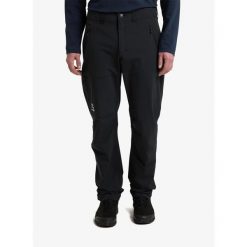 Spodnie softshell męskie Haglofs Moran Softshell Standard Pant. Czarne spodnie sportowe męskie Haglöfs, na lato, m, bez wzorów, z softshellu, trekkingowe. Za 522.99 zł.