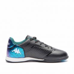 Buty piłkarskie Kappa Kombat Player TG. Czarne obuwie sportowe damskie Kappa, bez wzorów, z materiału, do piłki nożnej. Za 254.00 zł.