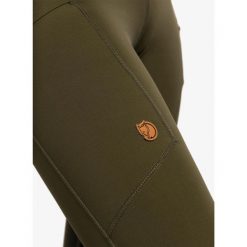 Spodnie trekkingowe damskie Fjallraven Abisko Trekking Tights HD. Zielone spodnie sportowe damskie Fjällräven, l, bez wzorów, trekkingowe. Za 878.35 zł.