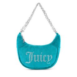 Torebka Juicy Couture. Niebieskie torebki do ręki damskie Juicy Couture, bez wzorów, klasyczne, bez dodatków. Za 259.99 zł.