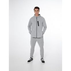Bluza męska Protest NXGARISTOTLE full zip hoody. Szare bluzy męskie Protest, m, bez wzorów, bez kaptura. W wyprzedaży za 144.00 zł.