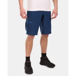 Szorty męskie Kilpi ASHER-M. Niebieskie krótkie spodenki sportowe męskie Kilpi, m, bez wzorów, trekkingowe. Za 215.49 zł.