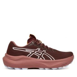 Buty do biegania Asics. Czerwone obuwie sportowe damskie Asics, bez wzorów, do biegania. Za 609.99 zł.
