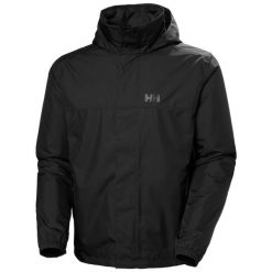 Kurtka wodoodporna Helly Hansen Vancouver. Czarne kurtki męskie Helly Hansen, na lato, m, bez wzorów, bez kaptura. W wyprzedaży za 587.35 zł.
