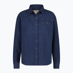 Koszula damska Royal Robbins Clouds Rest Hemp. Niebieskie koszule damskie ROYAL ROBBINS, bez wzorów, casualowe, bez kołnierzyka, bez ramiączek. Za 509.99 zł.
