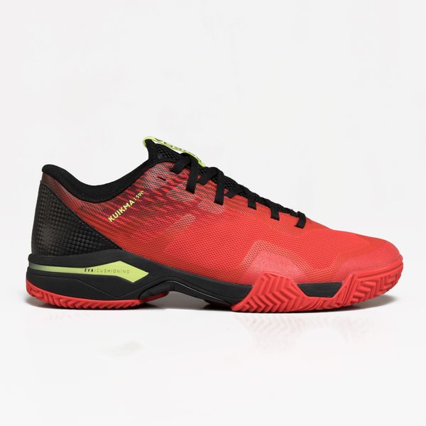 Buty do padla męskie Kuikma PS 590. Czerwone buty sportowe męskie KUIKMA, z meshu, bez zapięcia. W wyprzedaży za 199.99 zł.