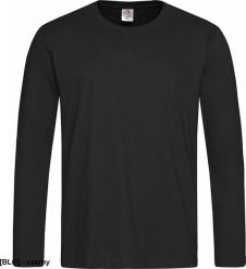 Stedman SST2500 - T-shirt męski z długim rękawem - czarny XL. Czarne bluzki z długim rękawem męskie Stedman, m, bez wzorów, bez kołnierzyka. Za 148.60 zł.