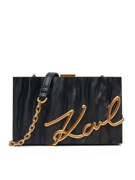 KARL LAGERFELD Torebka A1W30124 Czarny. Czarne torebki do ręki damskie KARL LAGERFELD, bez wzorów, z syntetyku, wizytowe, bez dodatków. Za 669.99 zł.