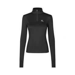 Damska koszulka do jazdy konnej Kingsland Anastasia. Czarne t-shirty damskie KINGSLAND, m, bez wzorów, z materiału, eleganckie, bez kołnierzyka. Za 389.00 zł.