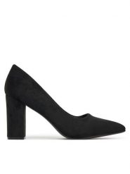JENNY Czółenka MERLIN WS20919-01 Czarny. Czarne czółenka damskie Jenny, bez wzorów, z materiału, bez obcasa, bez zapięcia. Za 139.99 zł.