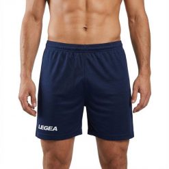 Szorty do biegania z elastycznym pasem niebieskie. Niebieskie szorty sportowe damskie Legea, na lato, bez wzorów, do biegania. Za 80.00 zł.