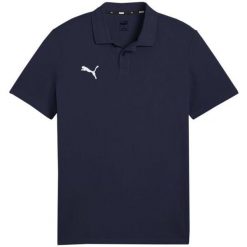 Koszulka Polo Męska Team Goal. Niebieskie koszulki polo męskie Puma, m, bez wzorów, bez ramiączek. Za 149.99 zł.