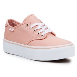 Buty Vans Camden Platform VN0A3TL8VV81 różowe. Czerwone trampki i tenisówki damskie bez wzorów, z materiału, klasyczne, przed kostkę, bez zapięcia. Za 331.10 zł.