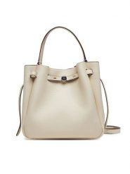 Tory Burch Torebka Romy Bucket Bag 166982 Écru. Torebki do ręki damskie Tory Burch, bez wzorów, ze skóry, bez dodatków. Za 1,729.00 zł.