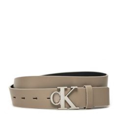 Pasek Damski Calvin Klein. Brązowe paski damskie Calvin Klein, bez wzorów. Za 149.99 zł.