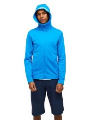 Bluza Peak Performance męska Rider Tech Zip Hood niebieska - XXL. Niebieskie bluzy męskie Peak Performance, l, z aplikacjami, z materiału, bez kaptura. Za 609.00 zł.