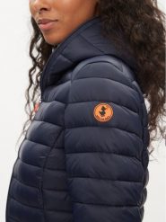 Save The Duck Kurtka przejściowa D33620W GIGA01 Granatowy Regular Fit. Niebieskie kurtki damskie SAVE THE DUCK, bez wzorów, z syntetyku, bez kaptura. Za 759.99 zł.