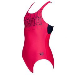 Strój kąpielowy dziewczęcy jednoczęściowy treningowy Arena Spotlight. Czerwone stroje kąpielowe dla dziewczynek Arena, bez wzorów. Za 99.00 zł.