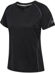 Koszulka damska Newline base coolskin. Czarne t-shirty damskie Newline, s, bez wzorów, z materiału, klasyczne, bez kołnierzyka. Za 153.95 zł.