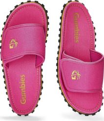Gumbies Gumbies damskie klapki STRIDER SLIDE WOMEN PINK 38. Różowe klapki damskie Gumbies, bez wzorów, sportowe, bez obcasa. Za 164.99 zł.