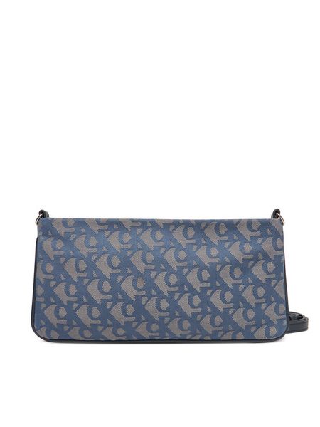 Calvin Klein Jeans Torebka Ckj Monogram Mini Bag LV04K3183G Niebieski. Niebieskie listonoszki damskie Calvin Klein Jeans, bez wzorów, z jeansu, bez dodatków. Za 209.99 zł.