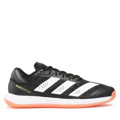 Buty halowe adidas. Czarne buty sportowe męskie Adidas, bez zapięcia. Za 369.99 zł.