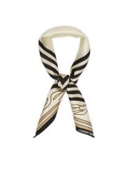 KARL LAGERFELD Apaszka B2W33047 Beżowy jasny. Brązowe szaliki i chusty damskie KARL LAGERFELD, bez wzorów, z jedwabiu. Za 429.99 zł.