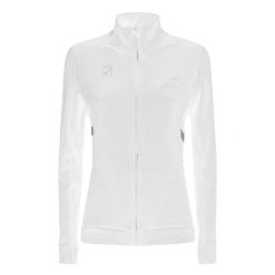 Bluza damska Givova. Białe bluzy damskie Givova, bez wzorów, z elastanu, bez kaptura. Za 315.99 zł.