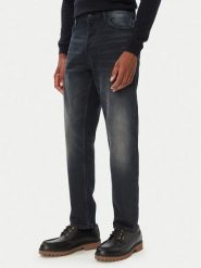 HUGO Jeansy 50579487 Czarny Tapered Fit. Czarne jeansy męskie Hugo. Za 449.99 zł.