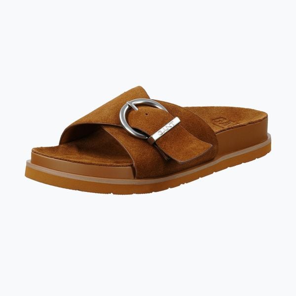 Klapki damskie GANT Mardale. Brązowe klapki damskie GANT, bez wzorów, z gumy, eleganckie, bez obcasa. Za 239.99 zł.