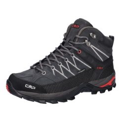 Buty trekkingowe męskie CMP RIGEL MID wodoodporne oddychające. Czerwone trekkingi męskie CMP, trekkingowe. Za 379.99 zł.
