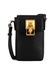 U.S. Polo Assn. Torebka BIUXT8489WVP Czarny. Czarne torebki do ręki damskie U.S. Polo Assn., bez wzorów, z tworzywa sztucznego, bez dodatków. Za 259.99 zł.