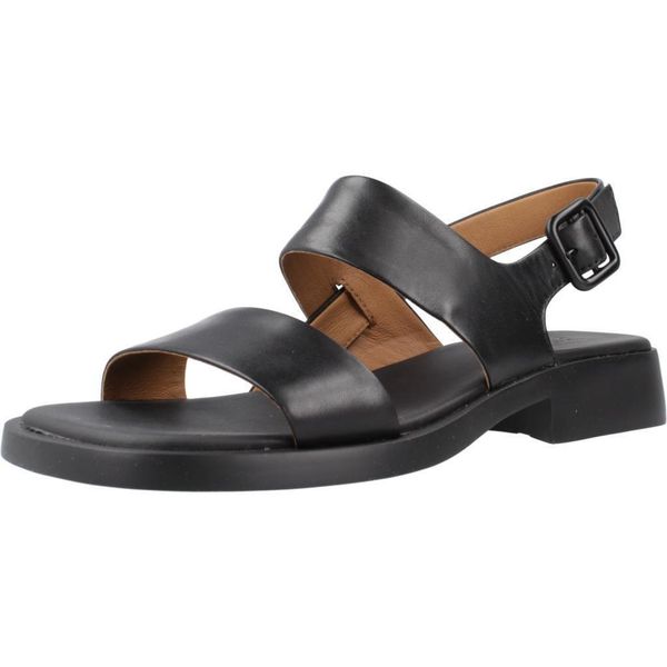Sandały Camper Model Dana Kolor Czarny. Czarne sandały damskie Camper, bez wzorów, z materiału, bez obcasa, bez zapięcia. Za 698.90 zł.