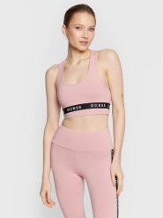 Guess Biustonosz top Aline V2YP12 KABR0 Różowy. Czerwone biustonosze Guess, z aplikacjami, z bawełny. Za 199.99 zł.