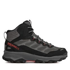 Trekkingi Merrell. Szare półbuty na co dzień męskie Merrell, trekkingowe. Za 529.99 zł.