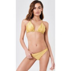 Minkpink Dół od bikini Arabella Cheeky - Gold. Różowe bikini damskie MINKPINK. W wyprzedaży za 32.38 zł.
