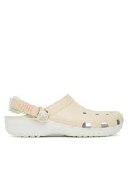 Crocs Klapki Classic Turbo Clog 211287 Beżowy. Brązowe klapki męskie Crocs, z tworzywa sztucznego. Za 179.99 zł.