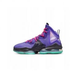 Buty koszykarskie męskie Nike Lebron Xix. Fioletowe buty sportowe męskie Nike, z gumy, bez zapięcia, do koszykówki. Za 1,147.00 zł.