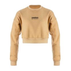 Bluza Damska Cropped. Brązowe bluzy damskie Masters, bez wzorów, bez kaptura. Za 181.99 zł.