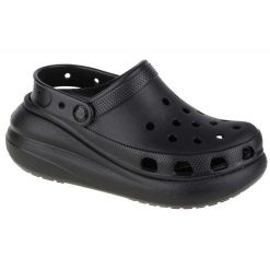 Chodaki Crocs Classic Crush Clog 207521-001 czarne. Czarne klapki damskie bez wzorów, sportowe, bez obcasa. Za 409.56 zł.