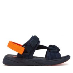 Sandały Gioseppo. Niebieskie sandały chłopięce Gioseppo, bez zapięcia. Za 119.99 zł.