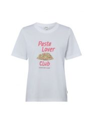 S.Oliver Koszulka Kobiety Bawełna biały, 38. Białe t-shirty damskie S.Oliver, s, bez wzorów, z bawełny, eleganckie, bez kołnierzyka. Za 44.95 zł.