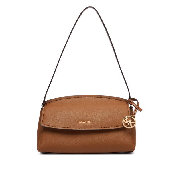 Torebka MICHAEL Michael Kors. Brązowe torebki do ręki damskie MICHAEL Michael Kors, bez wzorów, klasyczne, bez dodatków. Za 775.99 zł.